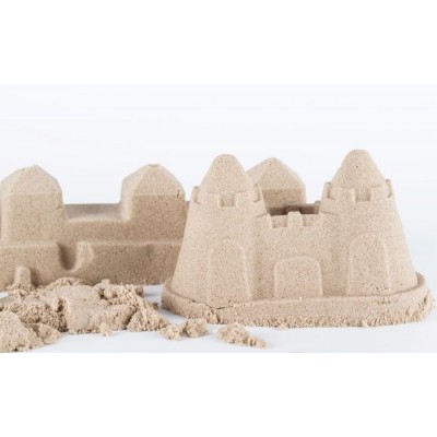 Adam Toys, Kinetický piesok prírodný - 5kg + nafukovacie pieskovisko