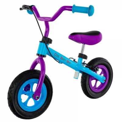 Euro Baby Detské odrážadlo, bicykel Cool Air Baby - modro/fialové, kola 10&quot;