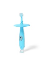 BabyOno Bezpečná kefka na zúbky 6 m + - modrá