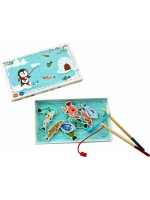 Adam Toys Drevená hra Tučniak na rybách