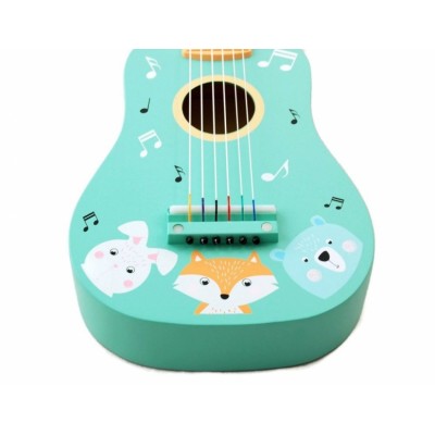 Adam Toys Drevená gitara zvieratka
