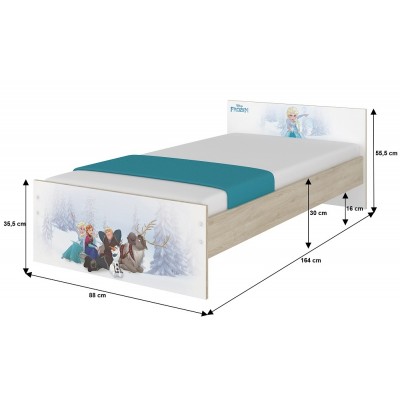 BabyBoo Detská postel Disney - MAX Minnie Paris  160 x 80 cm + šuplík