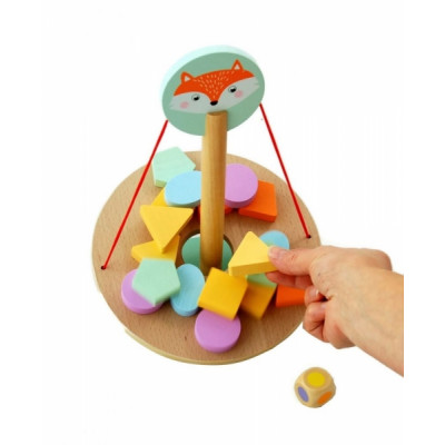 Adam Toys Balančná hra s tvarmi - líška