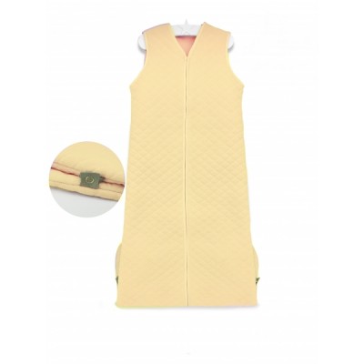 Baby Nellys Spací vak Velvet prešívaný (85 - 106 cm) - marhulový