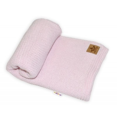 Luxusná deka, dečka BASIC, 80x90cm - sv. růžová