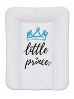 NELLYS Prebaľovacia podložka, mäkká, Little Prince, 70 x 50cm, biela