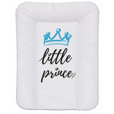 NELLYS Prebaľovacia podložka, mäkká, Little Prince, 70 x 50cm, biela