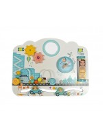 Adam Toys Edukační Drevená závesná tabuľa - Mestečko