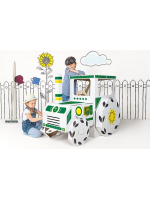 Detský kartónový traktor Tektorado