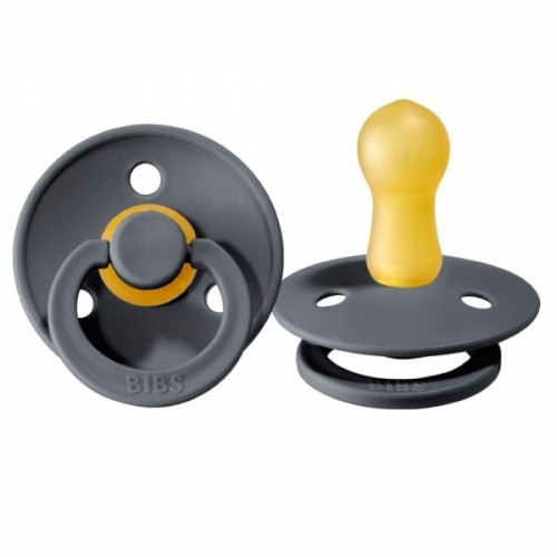 Kaučukový cumlík BIBS, 0 - 6 m, grafitový