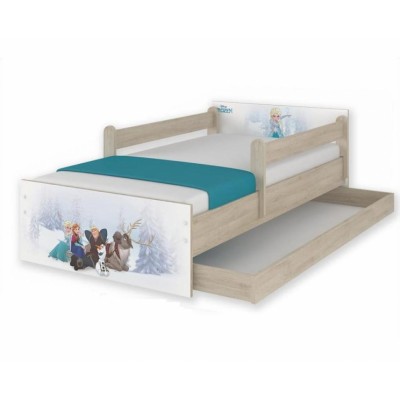 BabyBoo Detská junior posteľ Disney 180x90cm - Frozen + šuplík