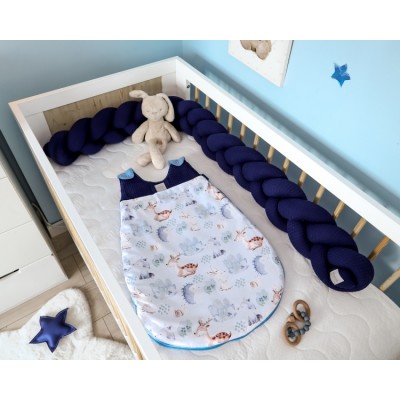 Baby Nellys Spací vak Vafel, bavlna LUX, Les - 6-18m