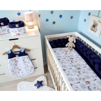 Baby Nellys Spací vak Vafel, bavlna LUX, Les - 6-18m
