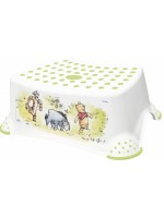Stolička, schodík s protišmykovou funkciou - Macko Pú a priatelia - biele