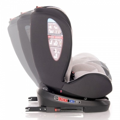 Autosedačka Lorelli NEBULA ISOFIX 0-36 KG ROT.GREY CROWNS