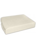 Nepremokavé froté prestieradlo do kočíka 75 x 35 - ecru
