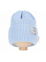 BABY NELLYS Zimná čiapka Have Fun - modrá