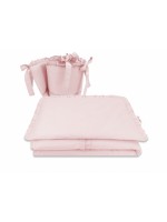 3-dielna sada mantinel s obliečkami, Royal - růžová