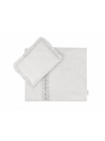 4-dielna sada do kočíka s volánikom, Royal - šedá