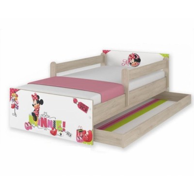 BabyBoo Detská junior posteľ Disney 200x90cm - Minnie + šufík