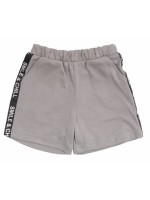 Mamatti Bavlnené kraťasky Bear - šedé, veľ. 80