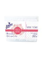 Vatové tyčinky na čistenie uší Linteo, 200 ks