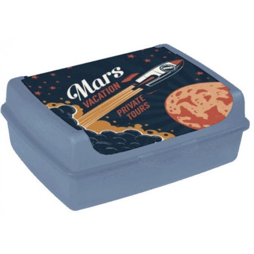Keeeper Box na desiatu Space Tour - midi 1 l, modrý