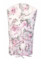 Bavlnený povlak na retro zavinovačku LALLY, Sny Jednorožca, biely