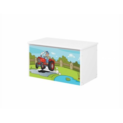 Babyboo Box na hračky s motívom Traktúrok