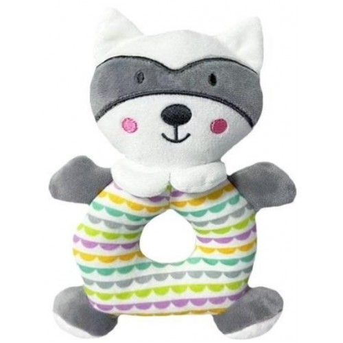Plyšové hrkálka Mýval - sivá