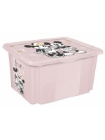 Keeeper Box na hračky Minnie Mouse love 45 l, ružový/púdrový