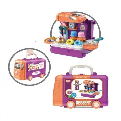 Tulimi Detský pojazdný autobus - Cukráreň s príslušenstvom