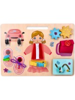 Adam Toys Vzdělávacia závesná, náučná tabuľa - Anička
