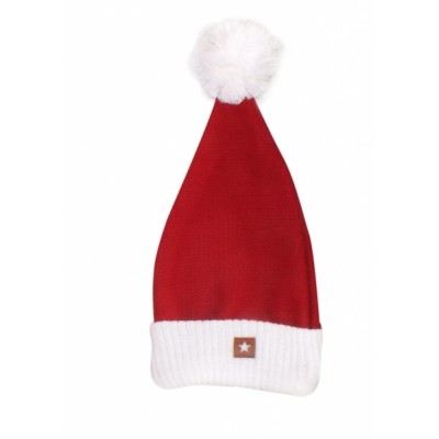 Z&Z Vianočná pletená čiapka Baby Santa, červená