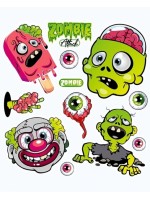 Tulimi Farebná, veselá nažehlovačka Zombie - malý arch