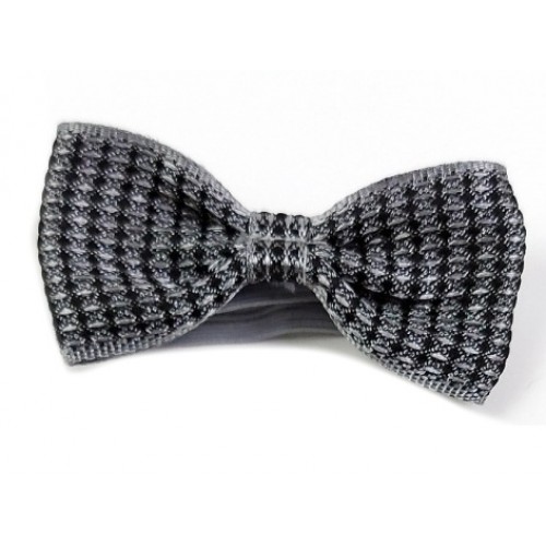 Detský motýlik na gumičke so vzorom Mrofi, šedý, veľ. 104