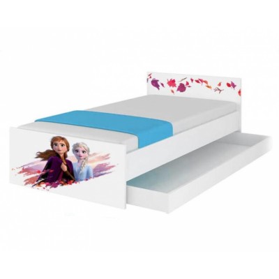 BabyBoo Detská junior posteľ Disney 180x90cm - Frozen, II so šuplíkom