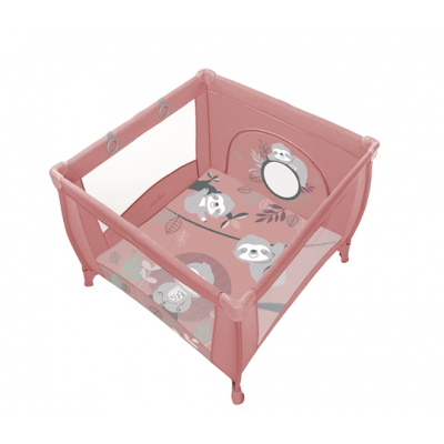 Baby Design Skladacia ohrádka Play Up - ružová