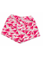 Dievčenské kraťasy s vreckami, bavlna Melóny, Mrofi, ružové, veľ. 98