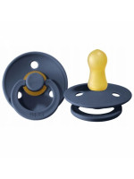 Kaučukový cumlík BIBS, 0-6 m, tm. modrý