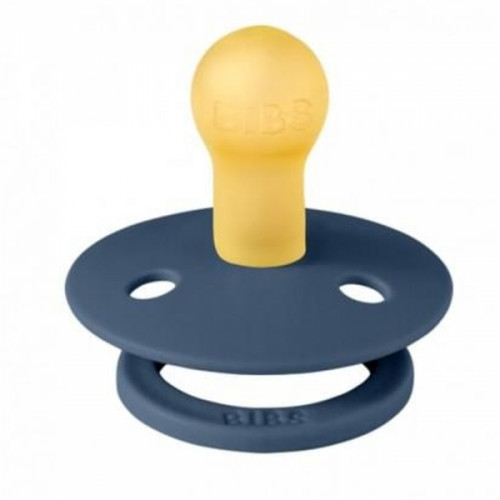 Kaučukový cumlík BIBS, 0-6 m, tm. modrý