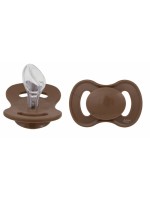 Cumlík, cumlík ortodontický silikón, Lullaby Planet, 6m+, hnědý