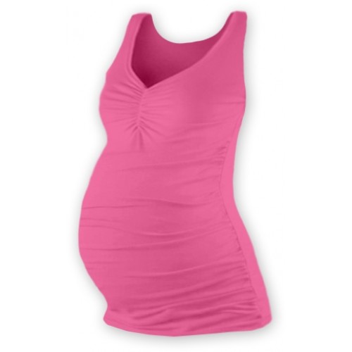 JOŽÁNEK Tehotenský topík JOLANA - ružová, veľ. M/L