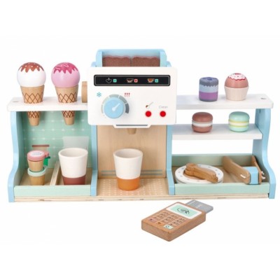 Kaviareň so zmrzlinou, drevo, Adam Toys