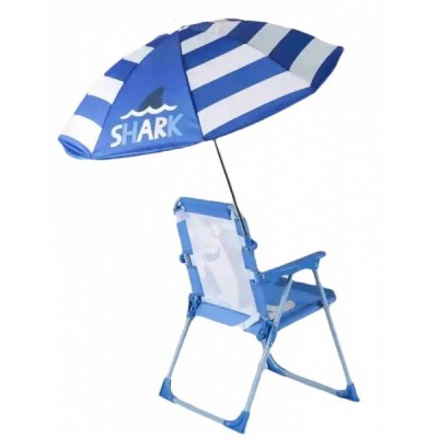 Detská campingová stolička Žralok