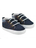 Dojčenské capáčky/topánočky, plátené, jeans, Boy
