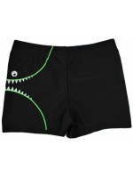 Chlapčenské plavky - Noviti, Shark, čierno/zelená