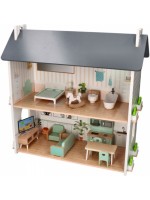 Drevený útulný domček pre bábiky - Adam Toys