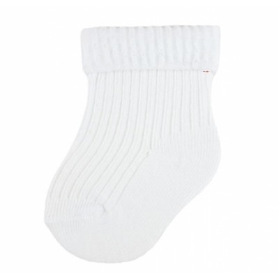 Dojčenské ponožky, Baby Nellys, biele, veľ. 3-6 m