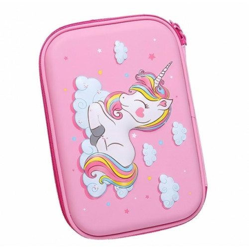 Školský peračník Jednorožec 3D ružový